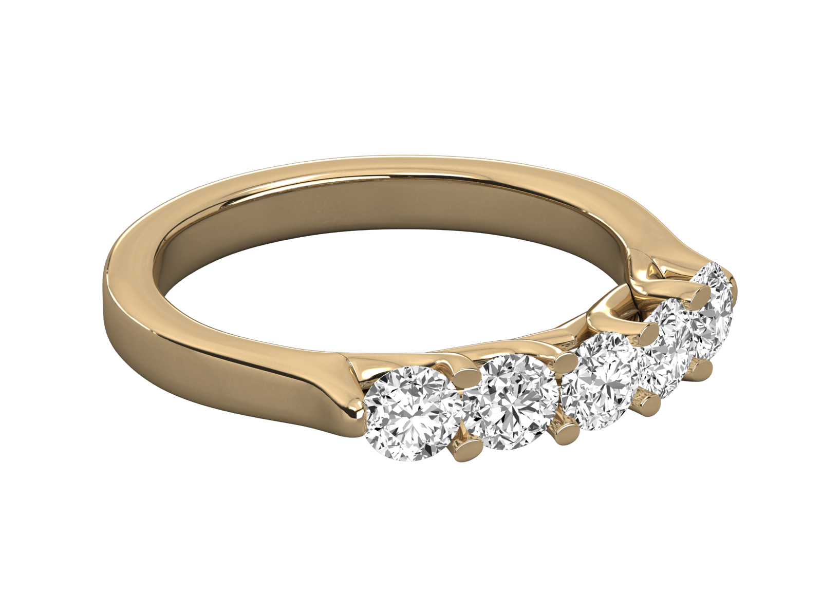 10K GOLD SOLITAIRE  LAB GROWN DIAMOND LADIES  RING.