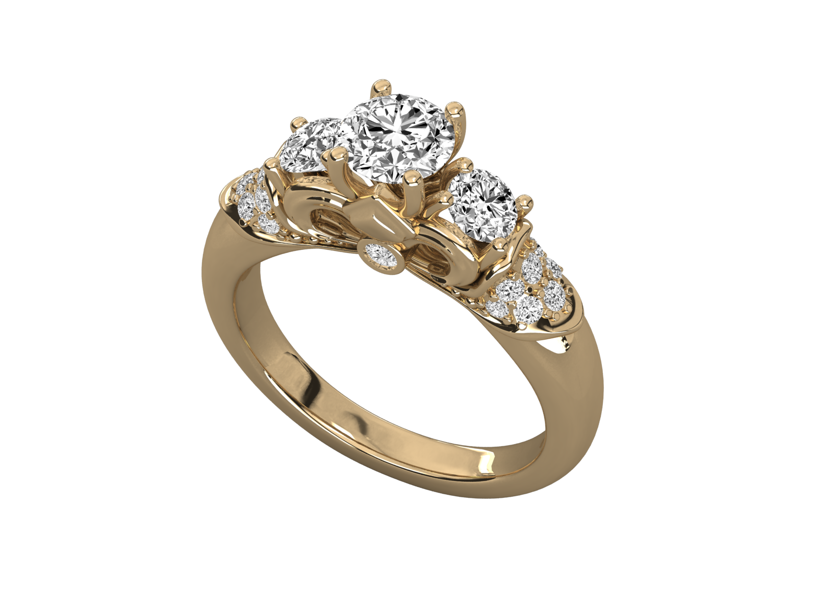 10K GOLD SOLITAIRE  LAB GROWN DIAMOND LADIES  RING.