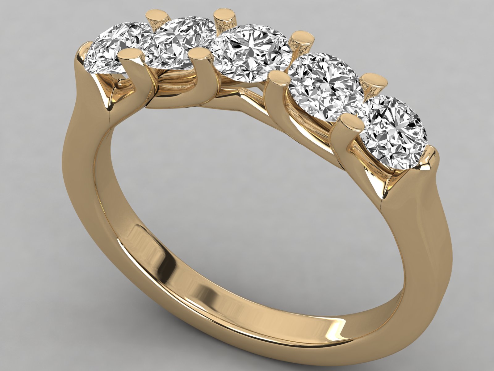 10K GOLD SOLITAIRE  LAB GROWN DIAMOND LADIES  RING.