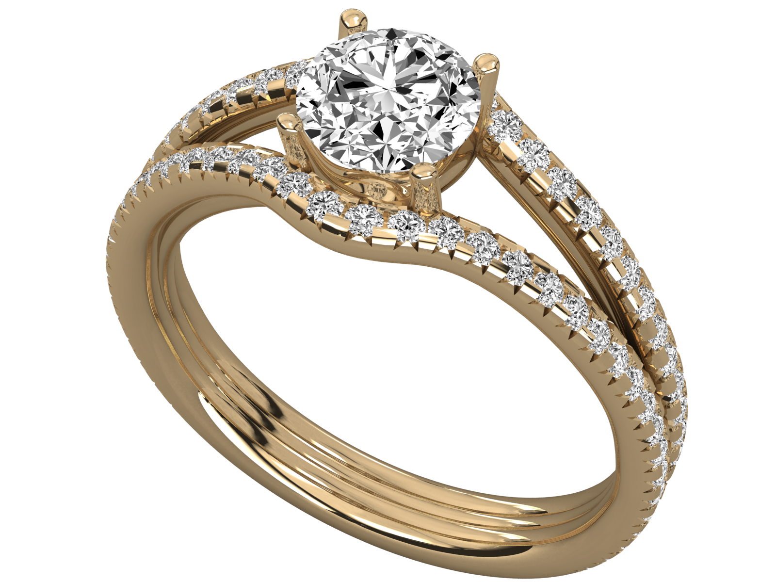 10K GOLD SOLITAIRE  LAB GROWN DIAMOND LADIES  RING.