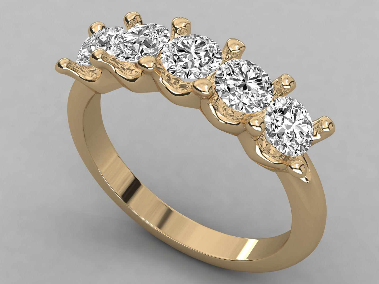 10K GOLD LAB GROWN DIAMOND LADIES  RING.