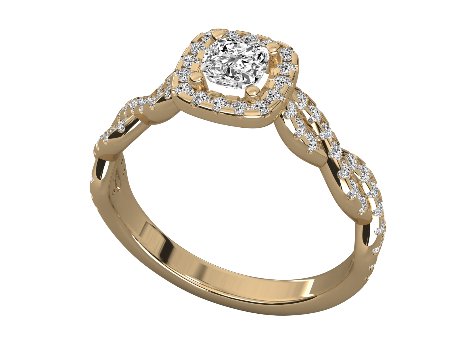 10K GOLD SOLITAIRE  LAB GROWN DIAMOND LADIES  RING.