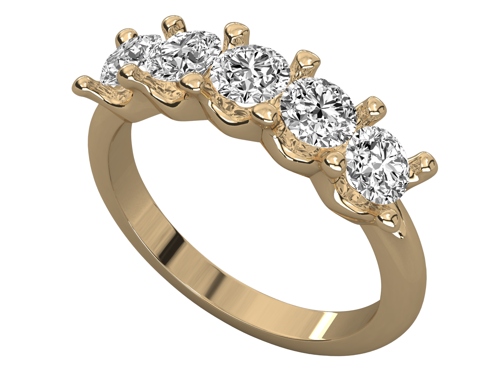 10K GOLD LAB GROWN DIAMOND LADIES  RING.