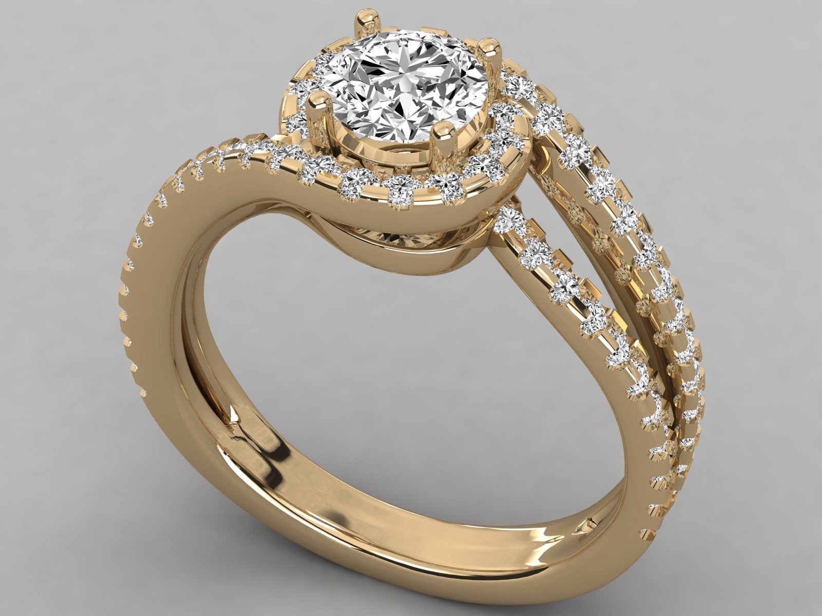 10K GOLD SOLITAIRE  LAB GROWN DIAMOND LADIES  RING.