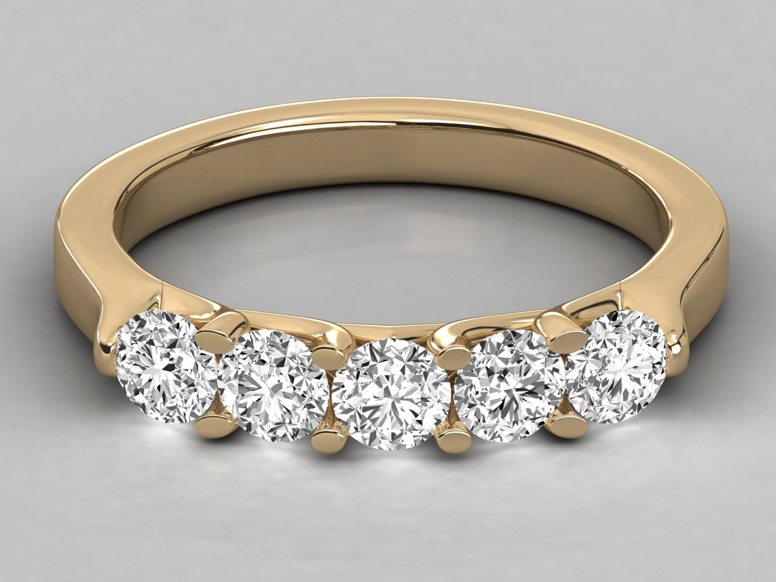 10K GOLD SOLITAIRE  LAB GROWN DIAMOND LADIES  RING.