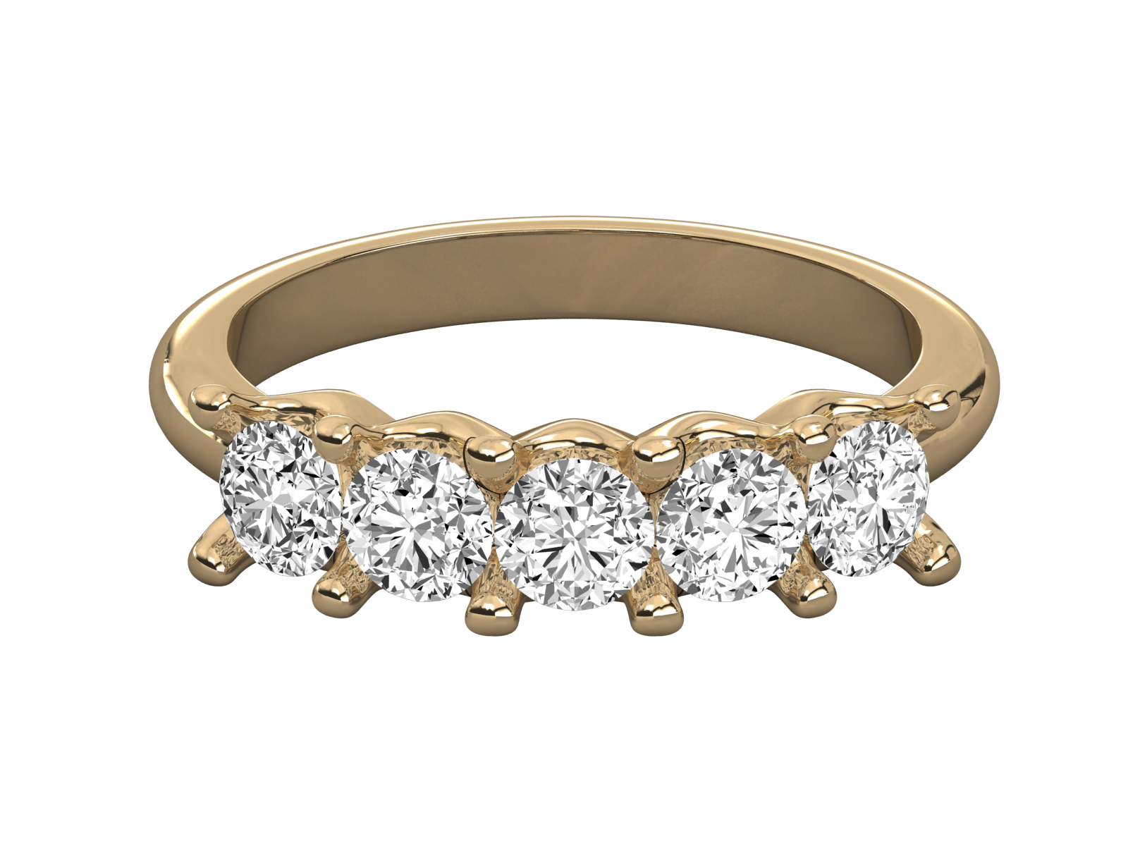 10K GOLD LAB GROWN DIAMOND LADIES  RING.