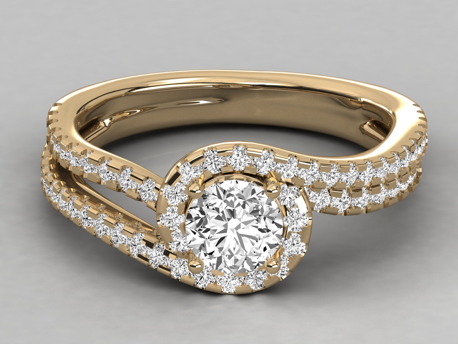 10K GOLD SOLITAIRE  LAB GROWN DIAMOND LADIES  RING.