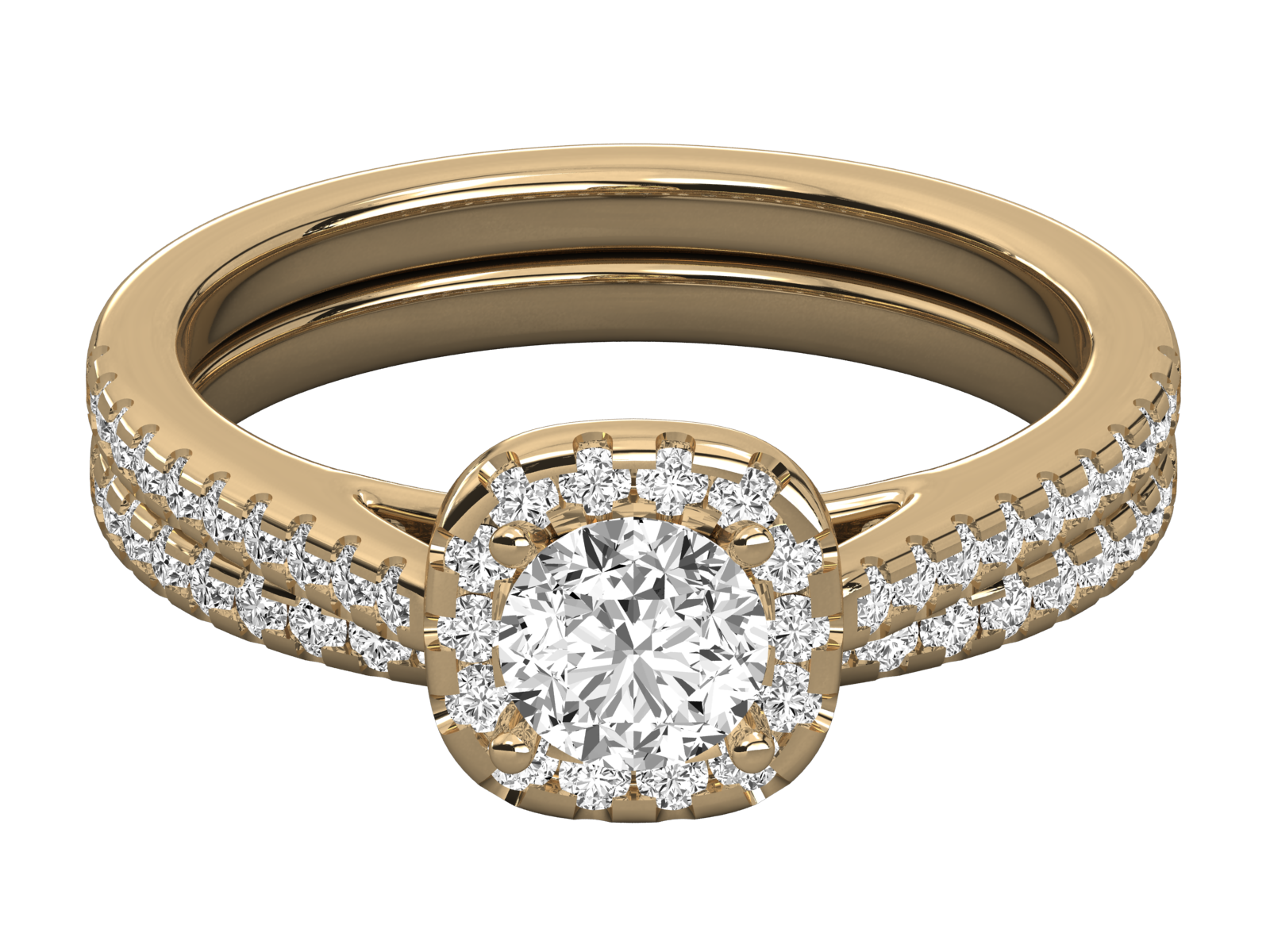 10K GOLD SOLITAIRE  LAB GROWN DIAMOND LADIES RING.