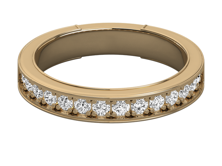 10K GOLD SOLITAIRE DIAMOND  BRILLIANT RING.