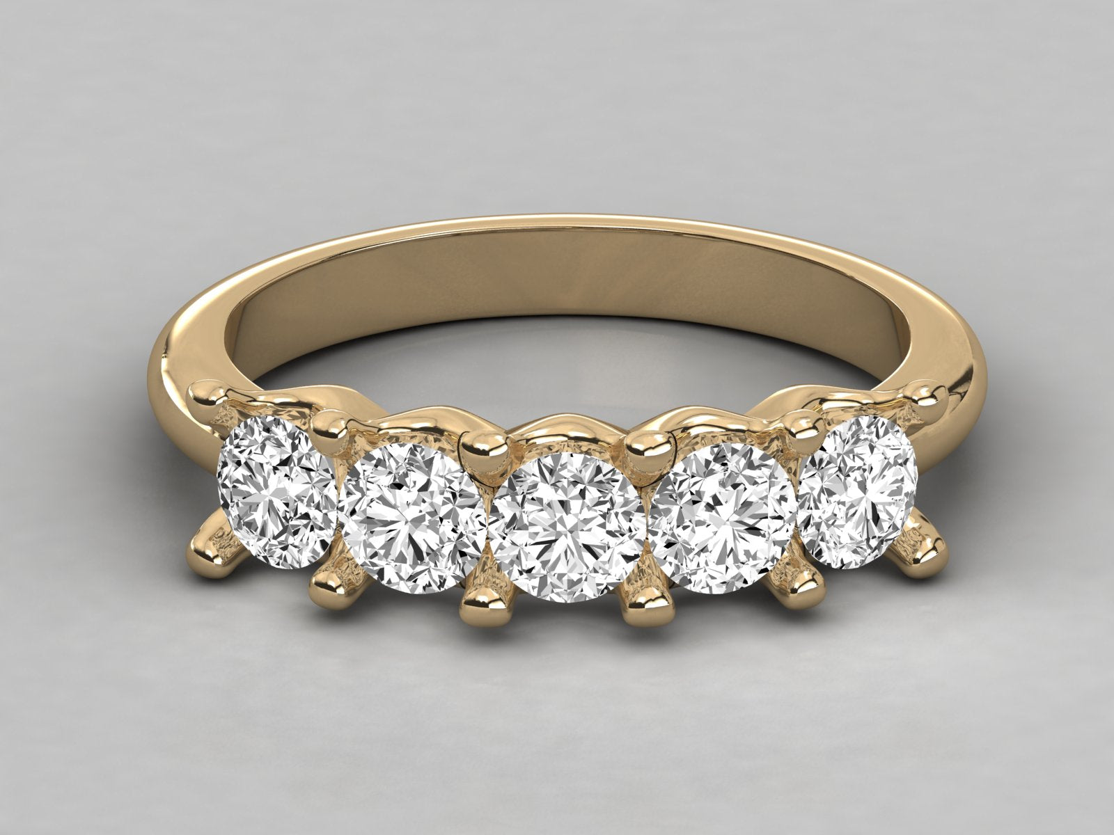 10K GOLD LAB GROWN DIAMOND LADIES  RING.