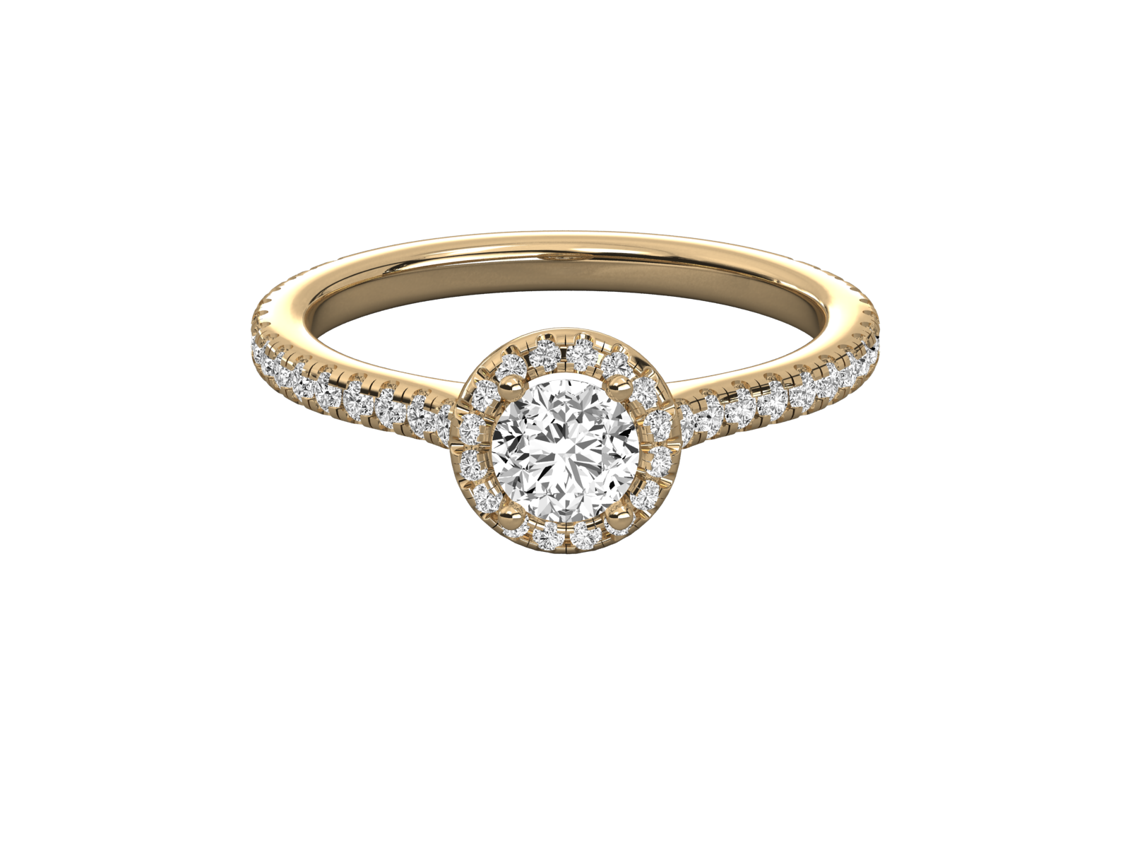 10K GOLD SOLITAIRE DIAMOND  BRILLIANT RING.
