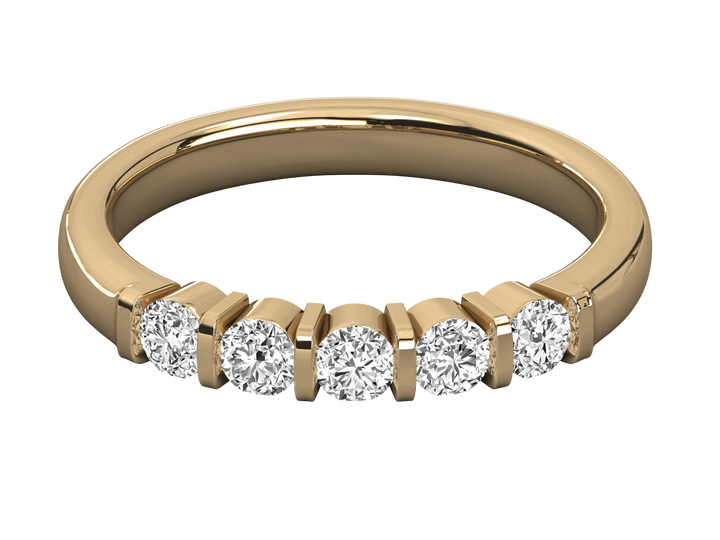 10K GOLD SOLITAIRE DIAMOND  BRILLIANT RING.