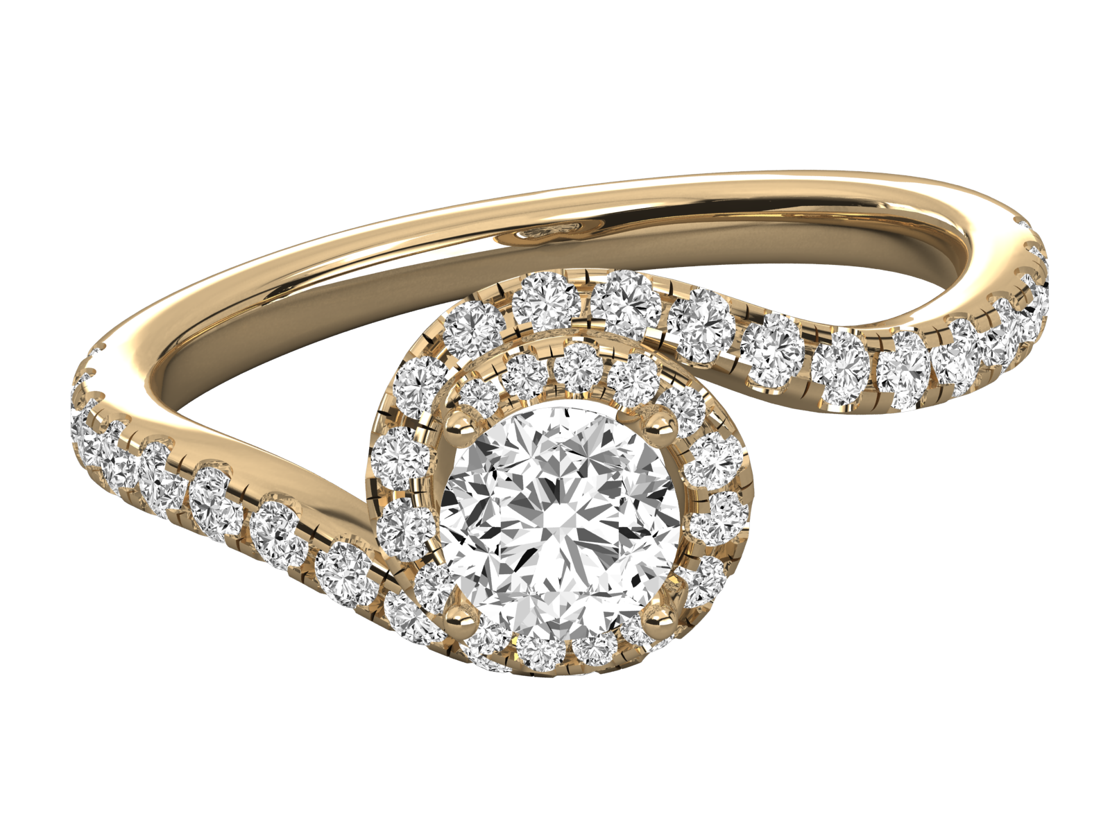 10K GOLD  LAB GROWN DIAMOND LADIES  RING.