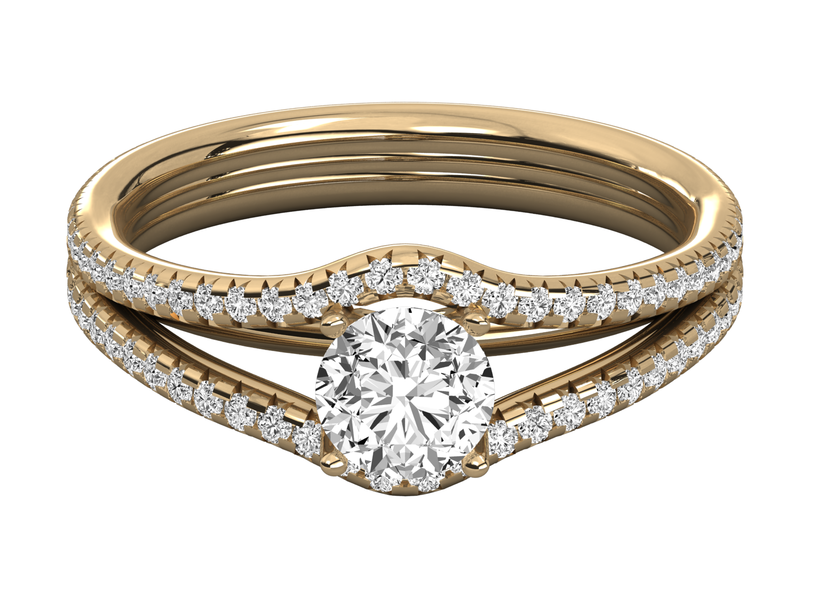 10K GOLD SOLITAIRE  LAB GROWN DIAMOND LADIES  RING.