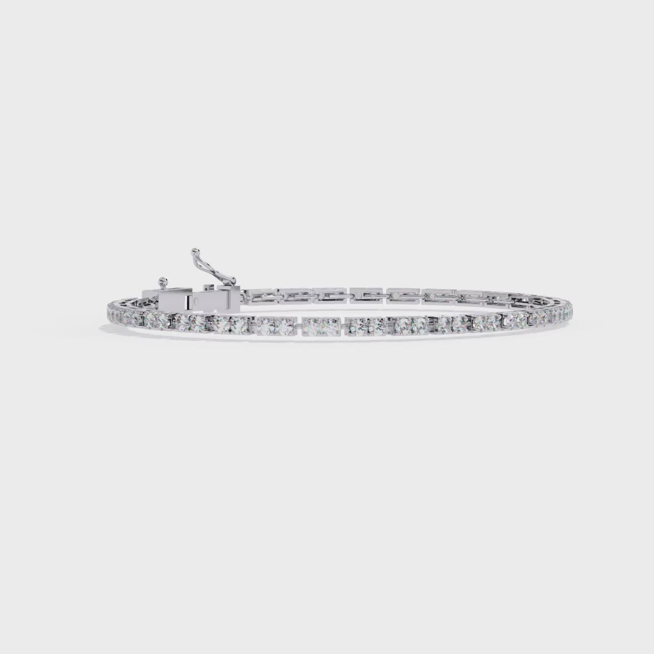 Fabulous  Bracelet With 18k Gold  Lab Grown Diamond.
