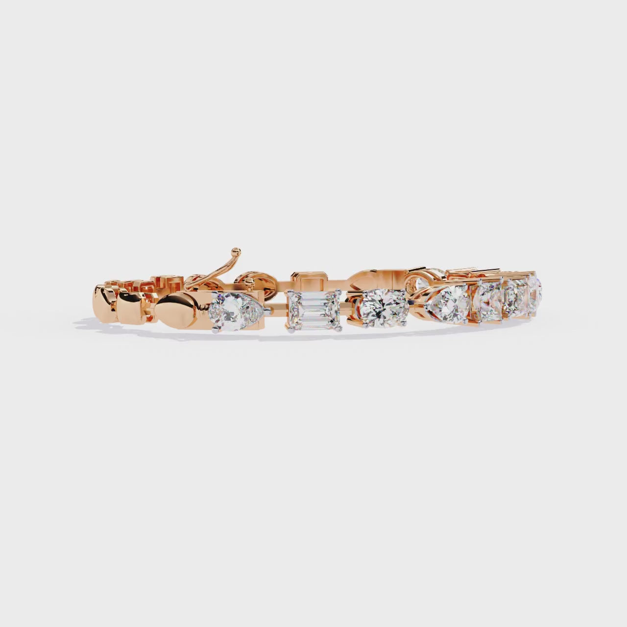 Fabulous  Bracelet With 18k Gold   Lab Grown Diamond.