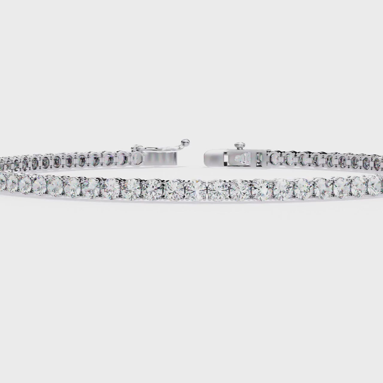 Fabulous  Bracelet With 18k Gold  Lab Grown Diamond.