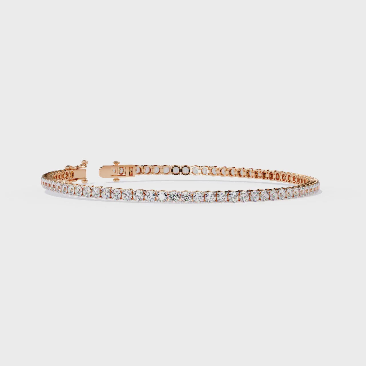 Fabulous  Bracelet With 18k Gold  Lab Grown Diamond.