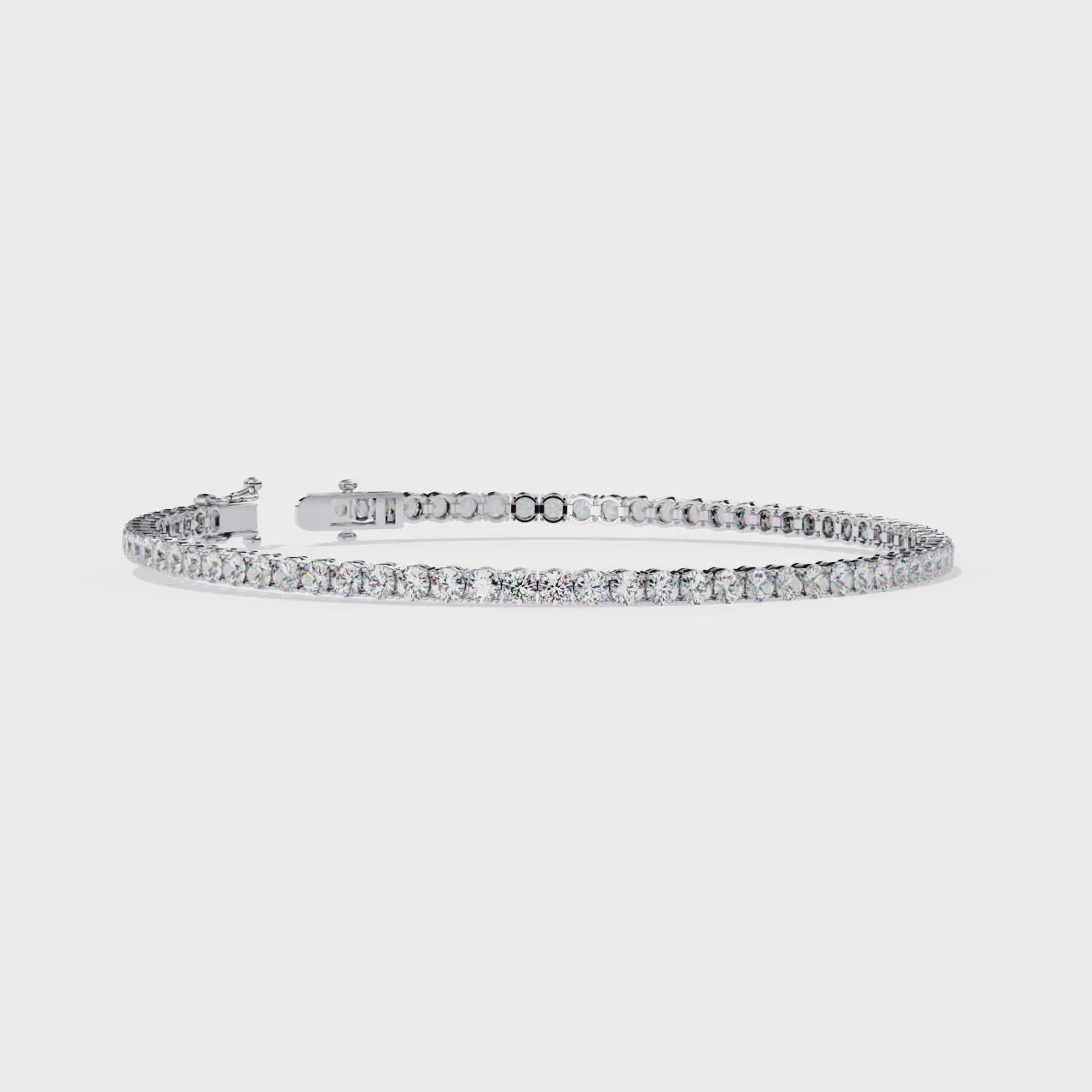 Fabulous  Bracelet With 18k Gold  Lab Grown Diamond.