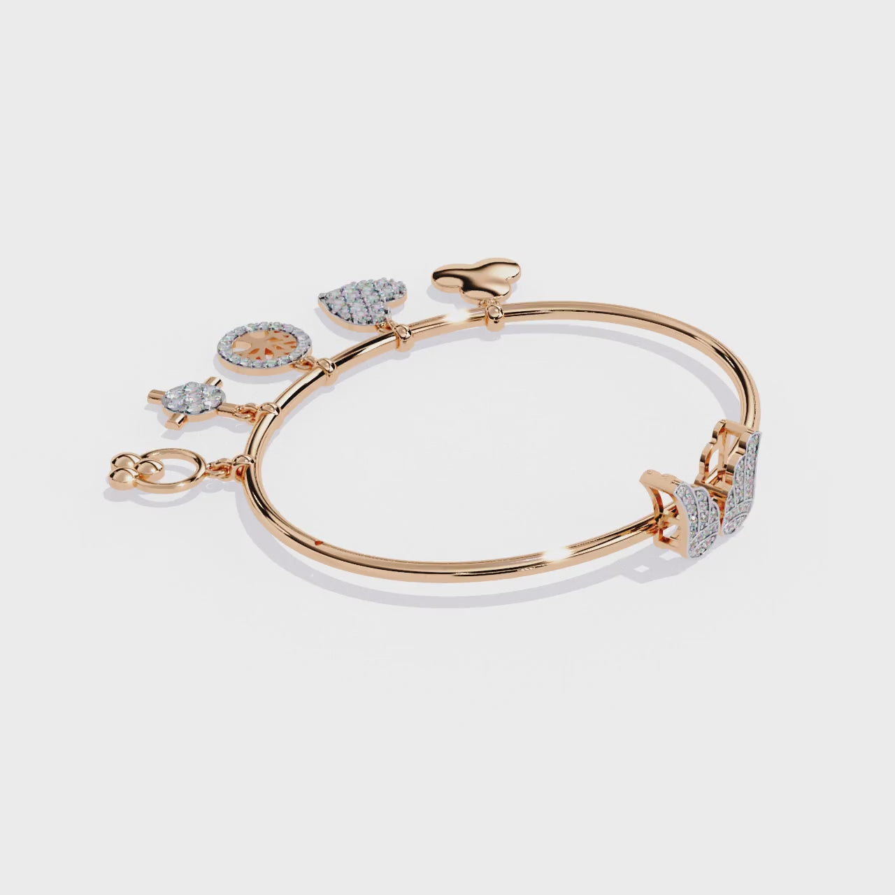 Fabulous  Bracelet With 18k Gold  Lab Grown Diamond.