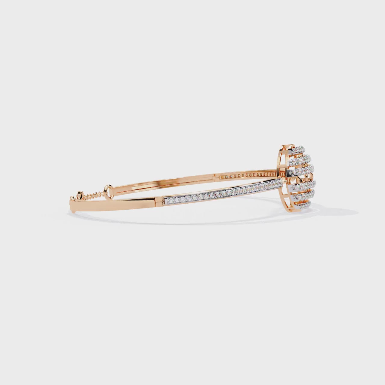 Bracelet With 18k Gold  Fabulous Lab Grown Diamond