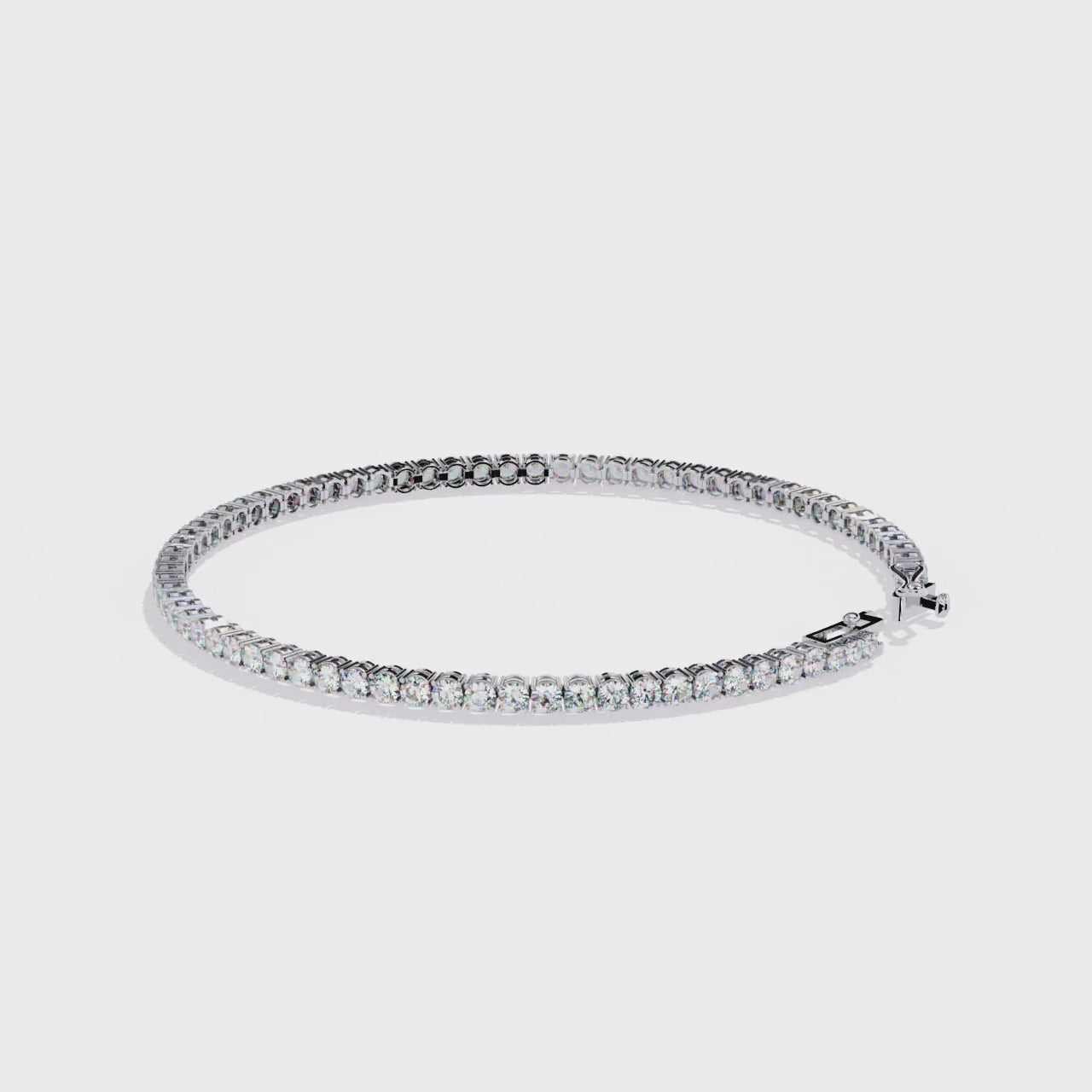 Fabulous  Bracelet With 18k Gold  Lab Grown Diamond.