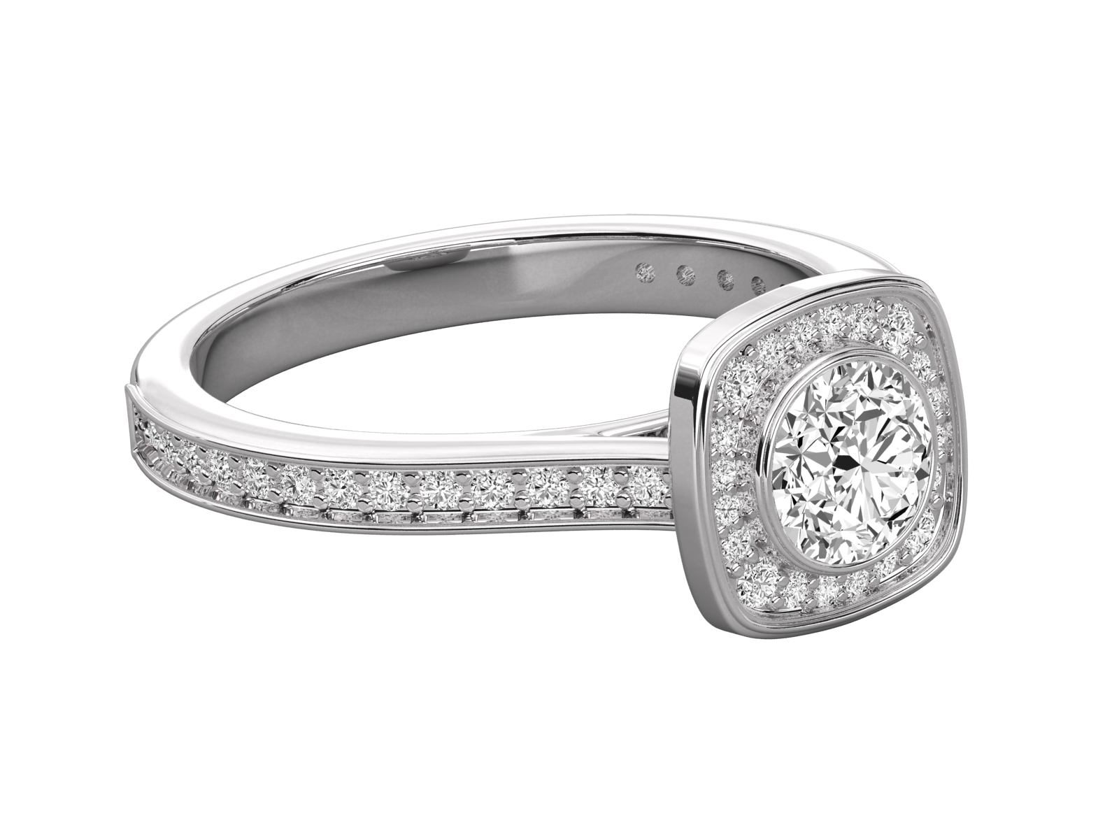 10K GOLD SOLITAIRE  DIAMOND LADIES  RING.